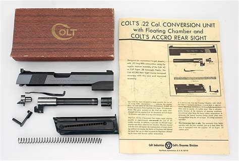 Colt 1911 45 Acp And 38 Super Government Model 22 Lr Conversion Kit