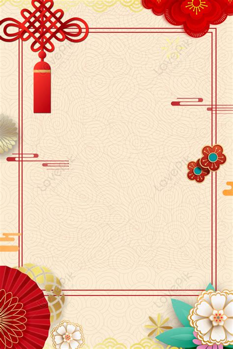 Chinese New Year Chinese Style Yellow Poster Background Download Free
