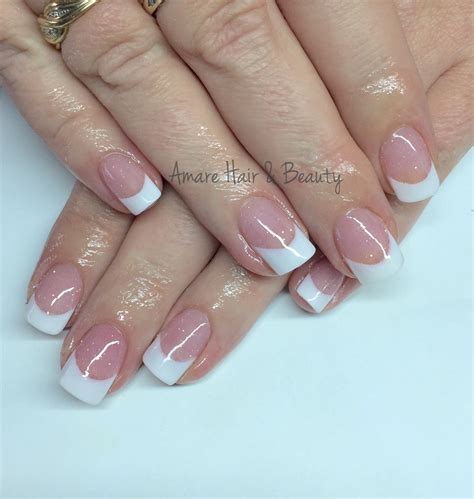 sns french manicure new french manicure french acrylic nails french tip nails french