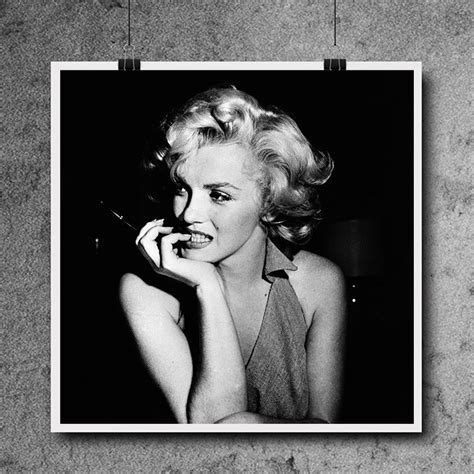 Marilyn Monroe Poster Monroe Poster Marilyn Print Schwarz Wei Etsy