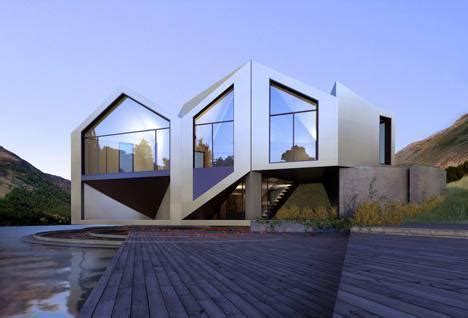 Looking more like an origami crane than a home, the d*haus concept can be bent and unfolded to create a virtually limitless number of configurations. D*Haus, la casa origami - Design Miss