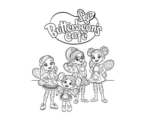 Some of the coloring page names are butterbeans caf coloring click on the coloring page to open in a new window and print. Раскраски Кафе Баттербин|Команда кафе