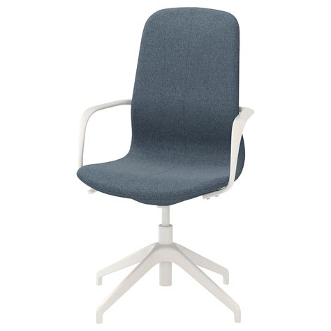 This office chair is designed with gunnard beige and white color that looks highly elegant. IKEA - LÅNGFJÄLL Conference chair with armrests | Chair ...