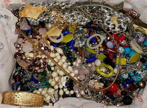 Vintage To Now Junk Drawer Jewelry Lot For Craft Repair