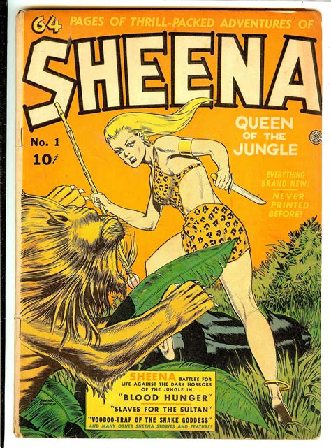 Sheena Queen Of The Jungle What A Hero Comic Book Heroes Old