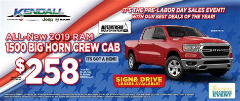 Chrysler Dodge Jeep Ram Specials