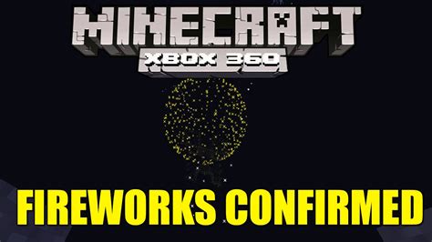Minecraft Xbox 360 Ps3 Title Update 19 Fireworks Confirmed Tu19