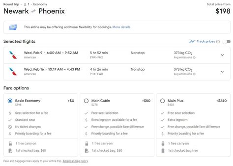 Google Flights To Phoenix