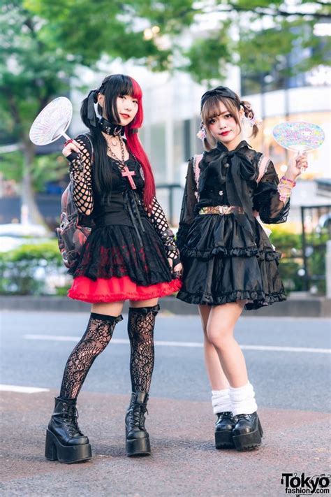 Gothic Harajuku Street Styles W Two Tone Hair Corset Belt Hellcatpunks Skirt Vixxsin Glavil