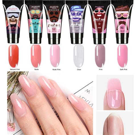 Ml Nail Poly Gel Color Acrylic French Kit Soak Off Uv Jelly Gel