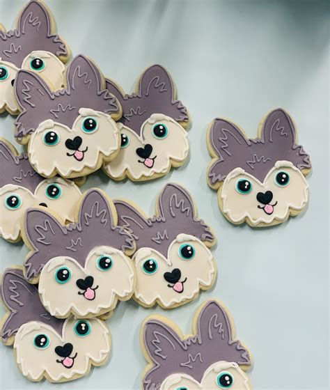 Husky Dog Cookies Hayley Cakes And Cookieshayley Cakes And Cookies
