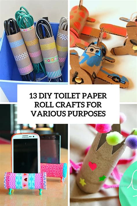 13 Diy Toilet Paper Roll Crafts For Various Purposes Shelterness