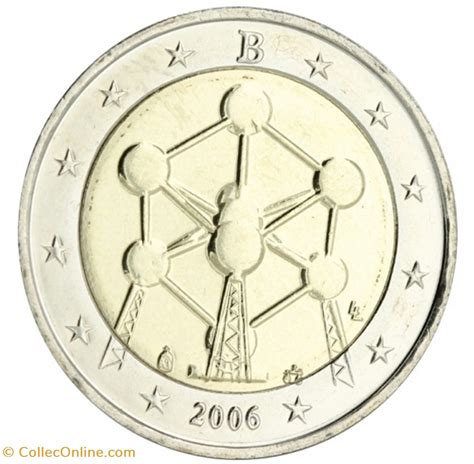 2 Euros Commémo Belgique 2006 Atomium Monnaies Estimation 15