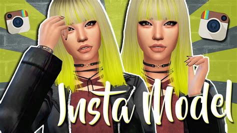 The Sims 4 Create A Sim Instagram Model Themed Youtube