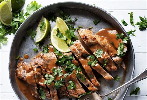 I have learned some things over the years that. Pork Tenderloin with Peanut Cilantro Sauce | Peanut sauce, Pork recipes, Easy pork tenderloin