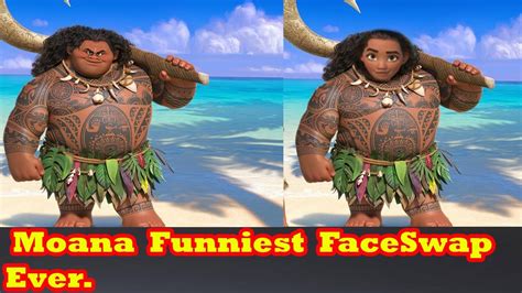 Moana Funniest Face Swap Part 01 Try Not To Laugh Challenge By Mr Fraz