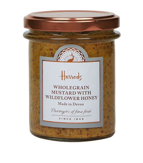 Harrods Wholegrain Mustard With Wildflower Honey 320g Ad Spon Mustard Wholegrain