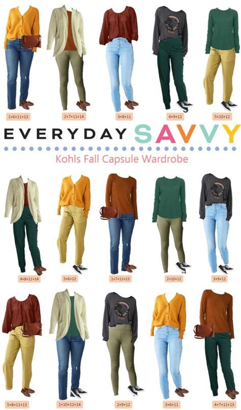 15 Mix And Match Cozy Casual Fall Outfits From Kohls