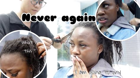 black girl gets natural hair done in china🇨🇳 i wasn t expecting this natasha mulowa youtube