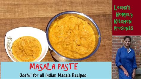 Masala Paste Curry Paste Indian Wet Masala Mix Indian Spice