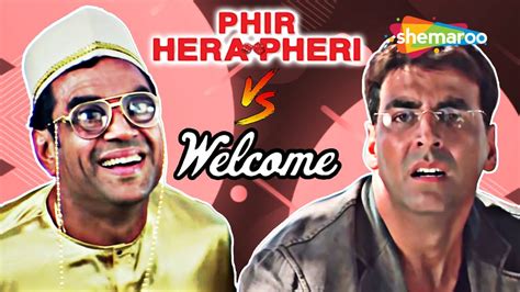 Phir Hera Pheri Vs Welcome Best Of Comedy Scenes Paresh Rawal