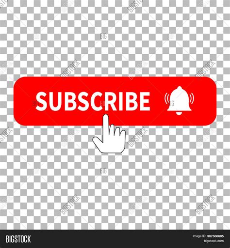 Red Button Subscribe Image And Photo Free Trial Bigstock