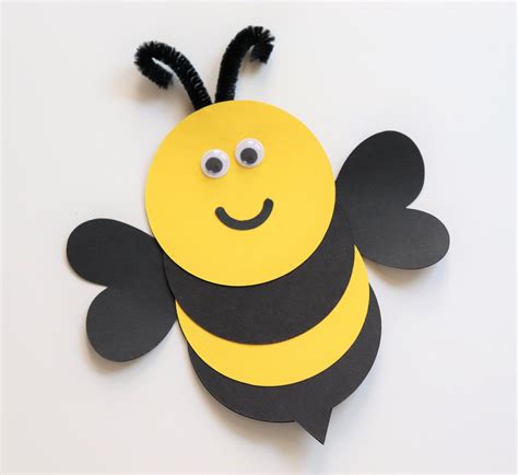 Bee Craft Kit Dyi Kids Craft School Craft Spring Craft For Etsy Canada