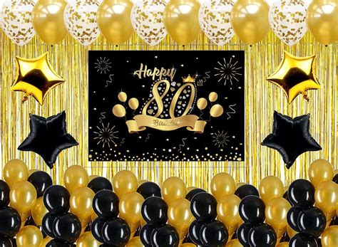 Celebrate in style with these 80th birthday decoration ideas