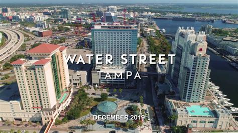 Water Street Tampa Fl December 2019 4k Youtube