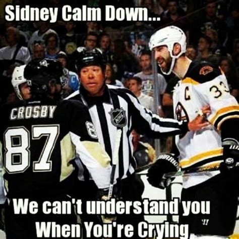 Calm Down Cry Baby Hahahahahahahaha Boston Bruins Pinterest