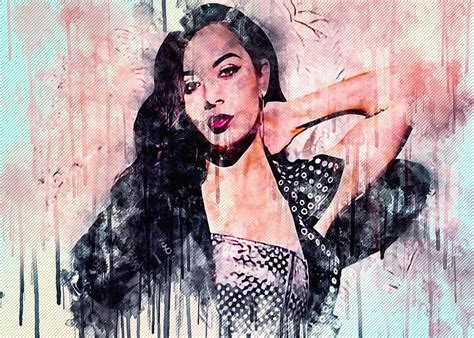 Charli Xcx Galore Magazine British Singer Photoshoot Digital Art By