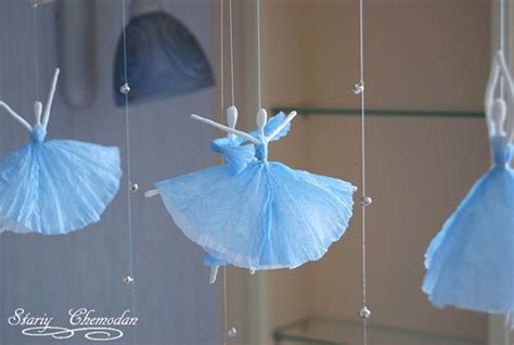 Wonderful Diy Creative Paper Ballerinas With Napkin And Wire