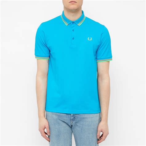 Fred Perry Made In Japan Polo Aqua Marine End Global