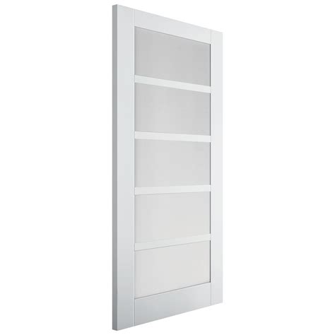 Curated By Jeld Wen Internal White Primed Moda 5l Clear Glass Stile And