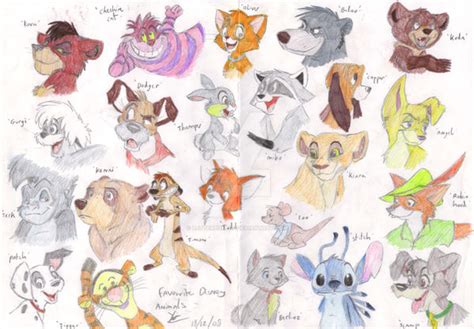 Disney Animals By Letterbomb92 On Deviantart