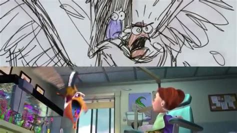 The Dentist Scene From Finding Nemo Pixar Side By Side Mike Hang