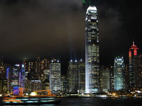 香港區旗 flags of hong kong. 香港夜景 by taka4 （ID：224669） - 写真共有サイト:PHOTOHITO