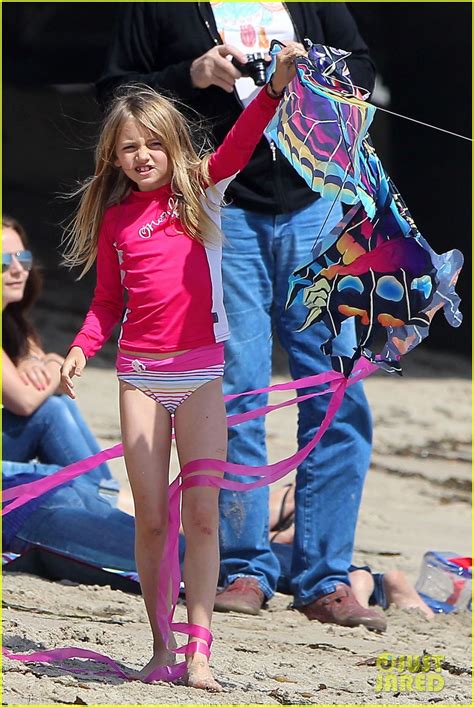 Photo Heidi Klum Beach Handstands With Leni 13 Photo 2837244 Just Jared Entertainment News