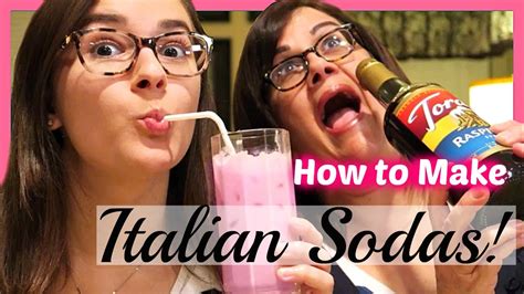 how to make italian sodas youtube