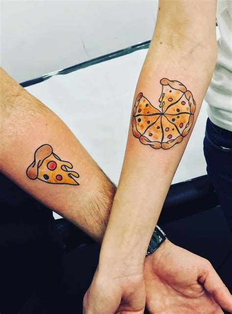 Ink Your Love With These Creative Couple Tattoos Kickass Things Tattoos For Lovers Pizza