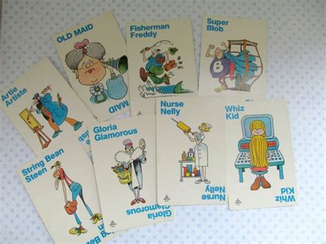If a pair is formed, it is discarded. Vintage 1980s Hoyle Old Maid Card Game, Complete Set with Concentration Rules, Classic Childrens ...
