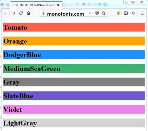 Cara Mengubah Warna Teks dan Latar Belakang di CSS | Mono fonts - Jasa