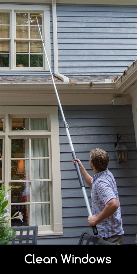 Their is grime, spider web looking material and a film built up on the inside of the double panes. Clean tall windows | Cleaning gutters, Window cleaner, Windows