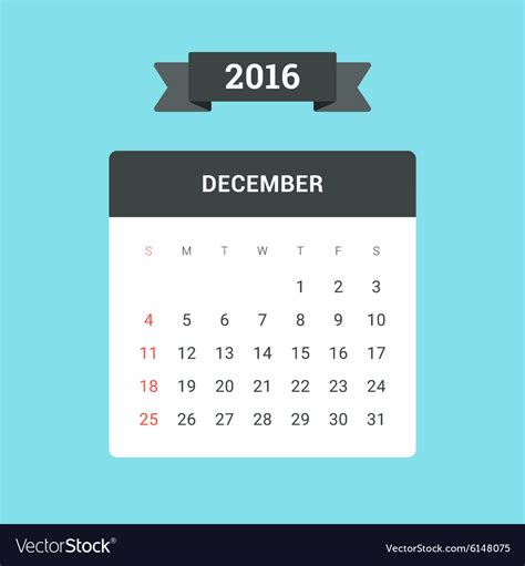 Template For December 2016 Calendar Hq Printable Documents