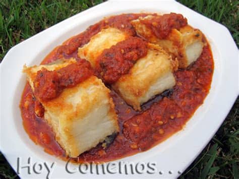 Receta de bacalao con tomate. Bacalao con tomate | Hoy comemos