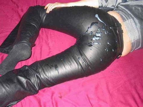 Bigloadonleatherpants Porn Pic From Cum On Leather
