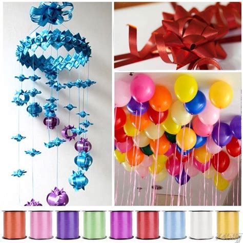 Decoration With Balloons And Ribbons For Birthday Party Architecture