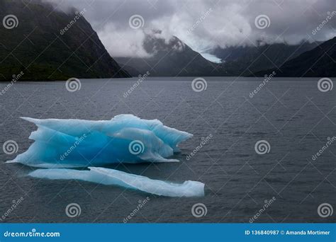 Portage Lake Iceberg Stock Image Image Of Nature America 136840987