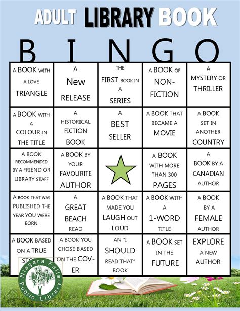 a self directed summer reading game for adults pick up a bingo card fill appro… library