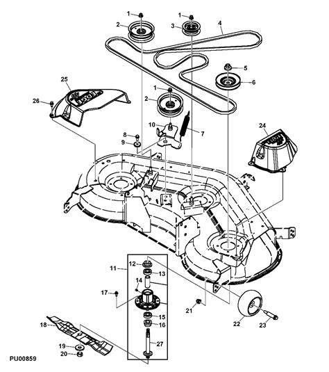 I hope this helped you out if how to replace craftsman lt2000 mower deck belt you solved no need to see a diagram of the springs that are fixya another craftsman lt1000 42 deck. Lovely John Deere Lawn Tractor Parts Diagram #9 John Deere ...